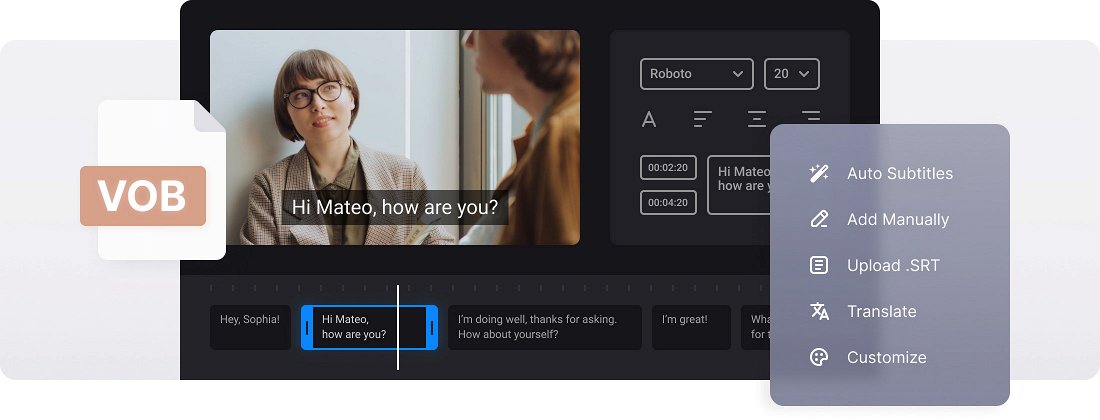 Add Subtitles to VOB