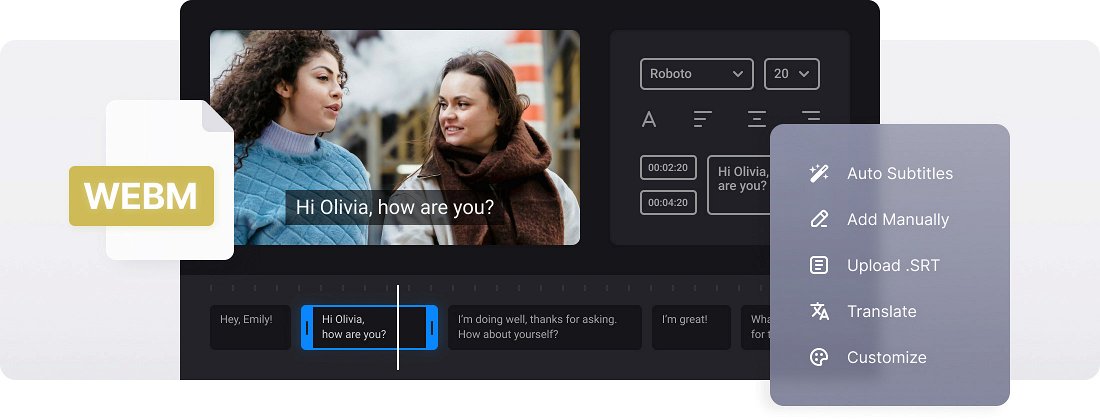 Add Subtitles to WEBM