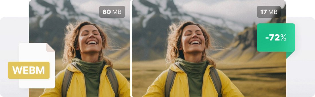 Compress WEBM