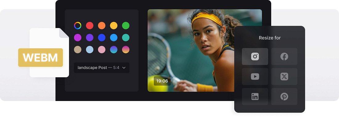Resize WEBM