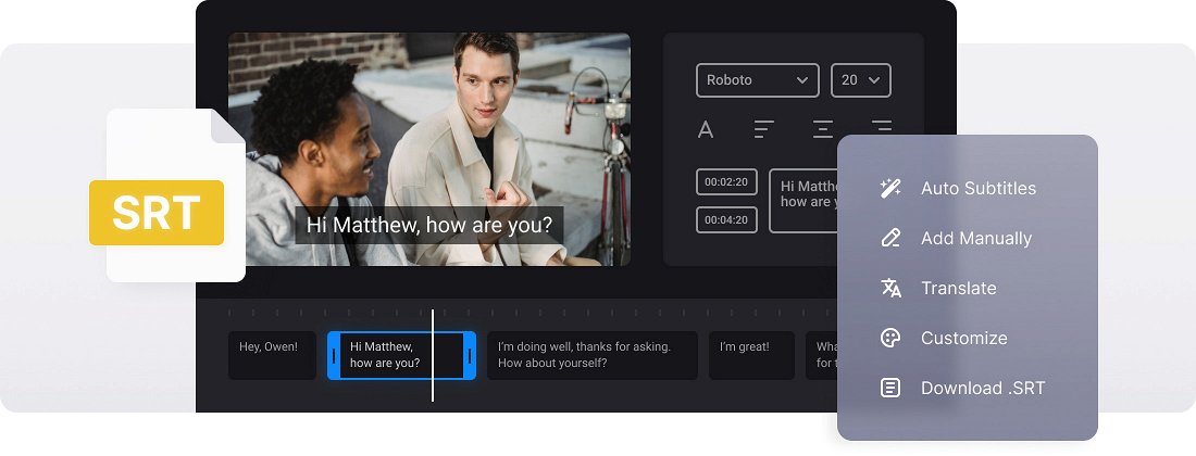 Online SRT Subtitle Editor