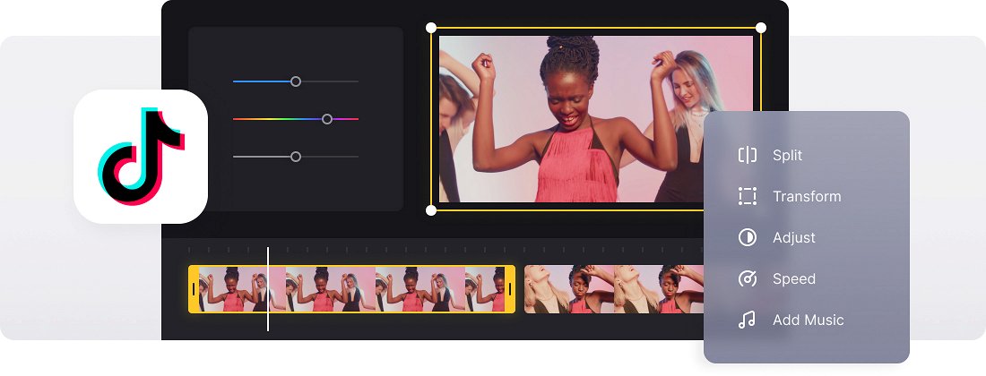 TikTok video editor