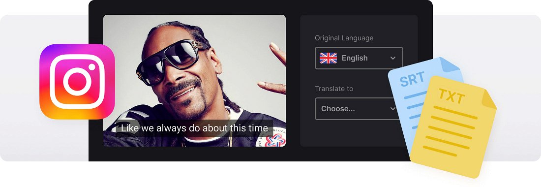 Transcribe Instagram Video