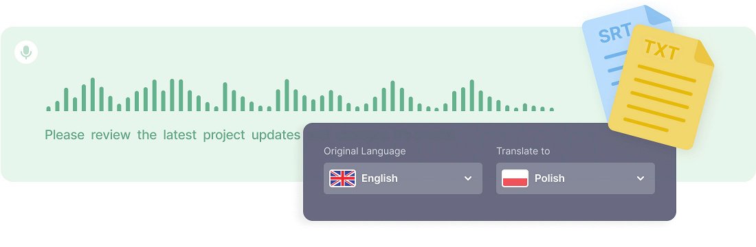 Translate English Audio to Polish