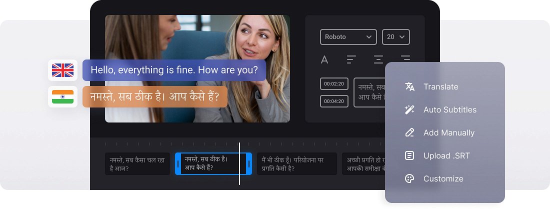 Translate English Video to Hindi