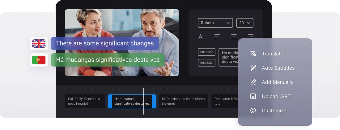 Translate English Video to Portuguese