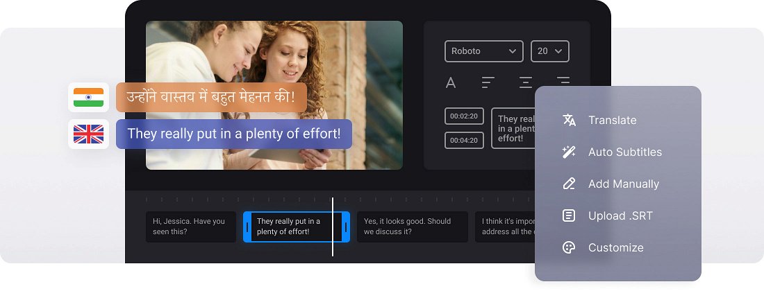 Translate Hindi Video to English