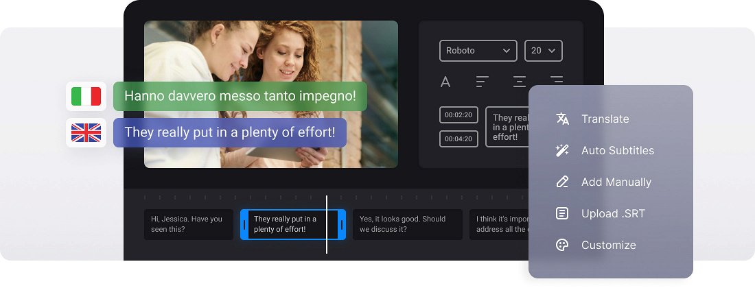 Translate Italian Video to English