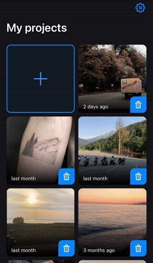 Add video to Clideo's square app