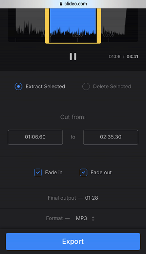 Change format of custom ringtone on Android