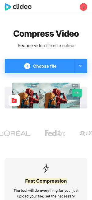 Select a video you want to compress on Android