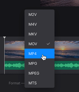 Convert video with lower volume