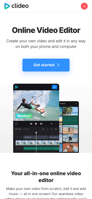 Video editor to combine video with voice over on iPhone