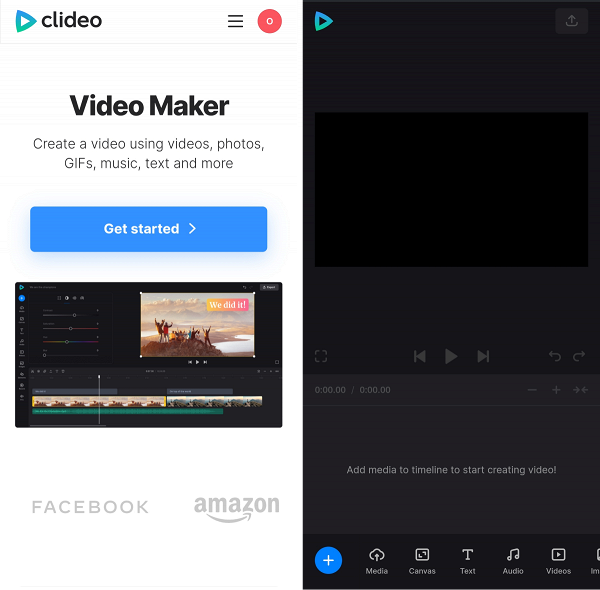  Upload pictures to create video from photos on iPhone