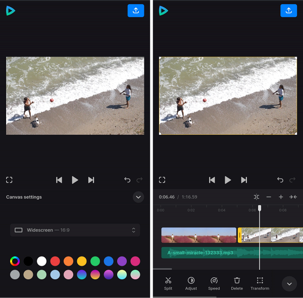 Create video from photos on iPhone