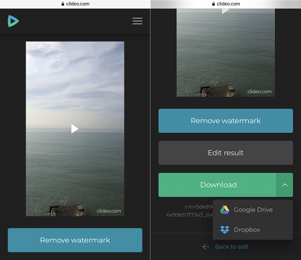 Download rotated video on Samsung