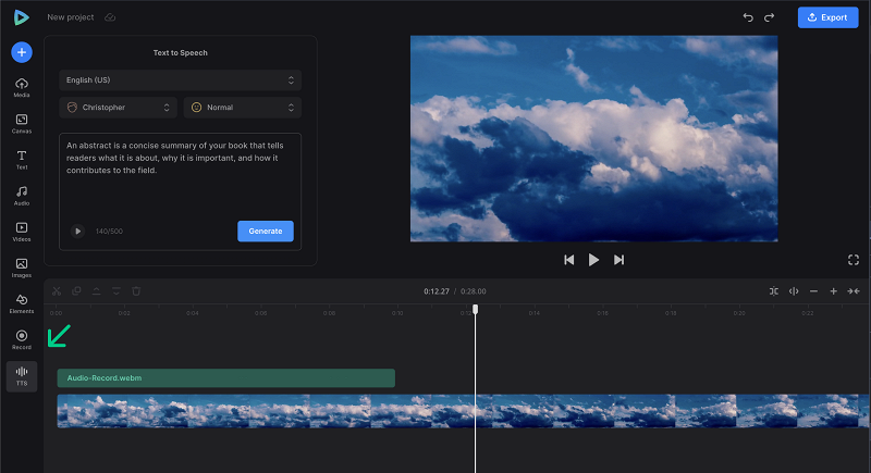 Add ai voiceover