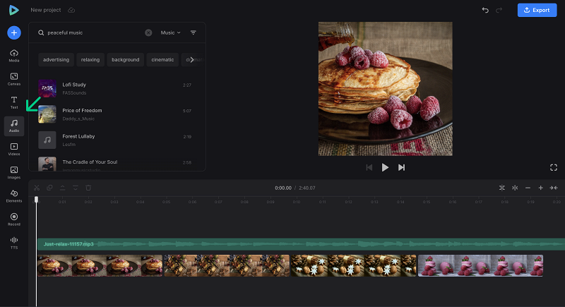 Add music to video with pictures