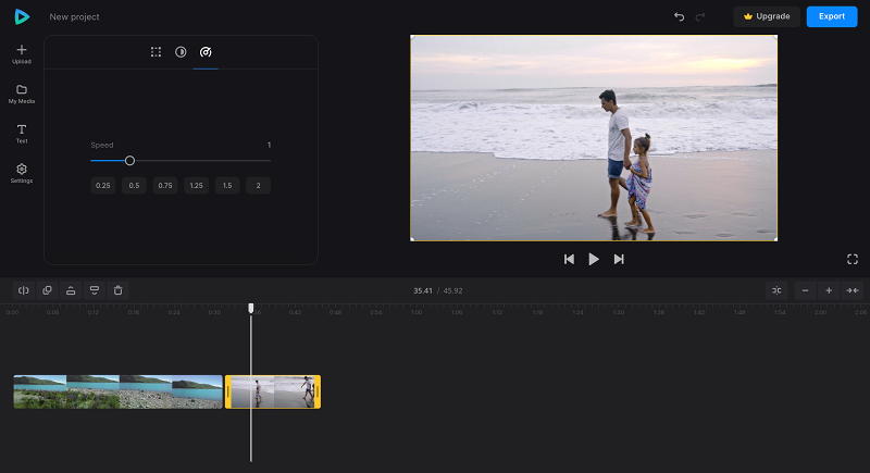 Add files to create travel video
