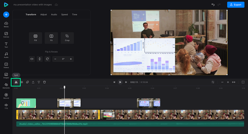 Add images in video
