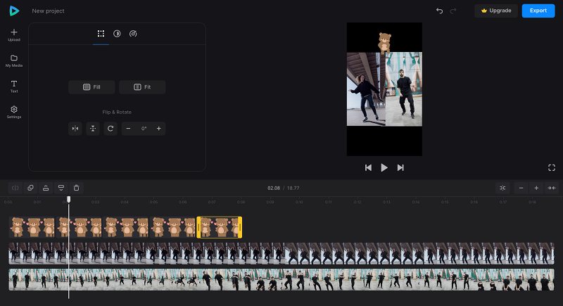 Add images to TikTok duet