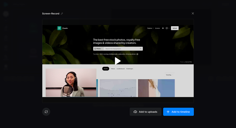 Add picture-in-picture video to project