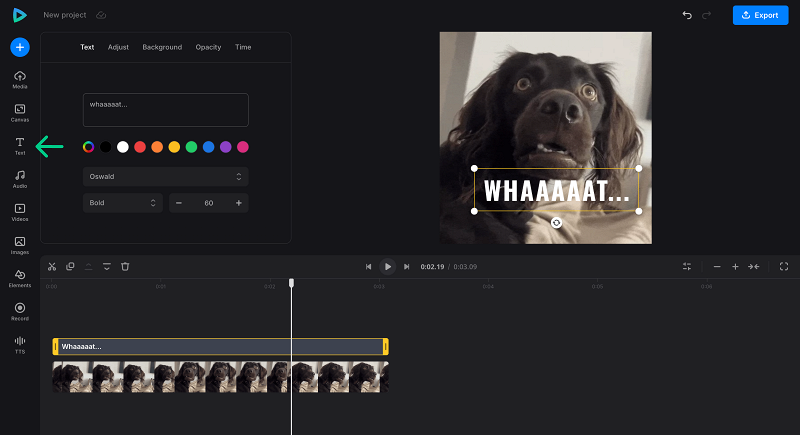 Add text to GIF
