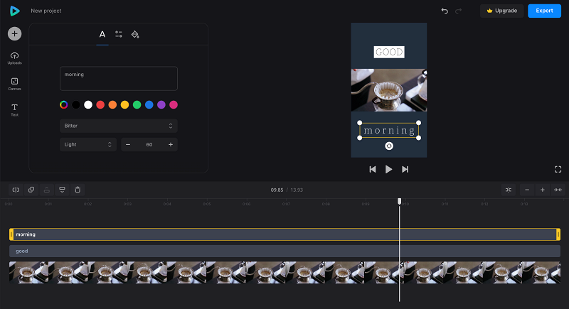 Add text to share YouTube video on Instagram
