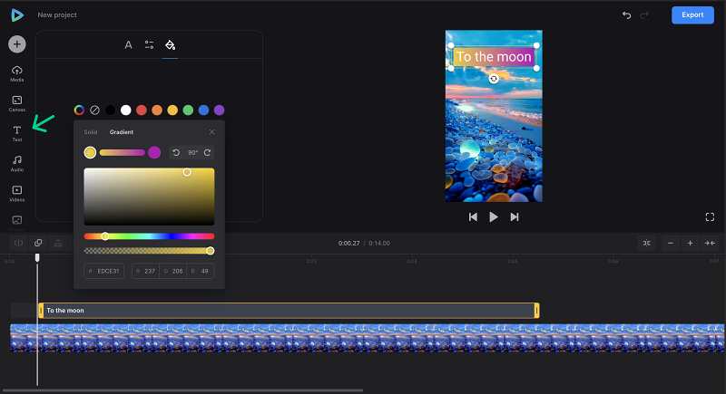 Add text to TikTok 10-minute videos
