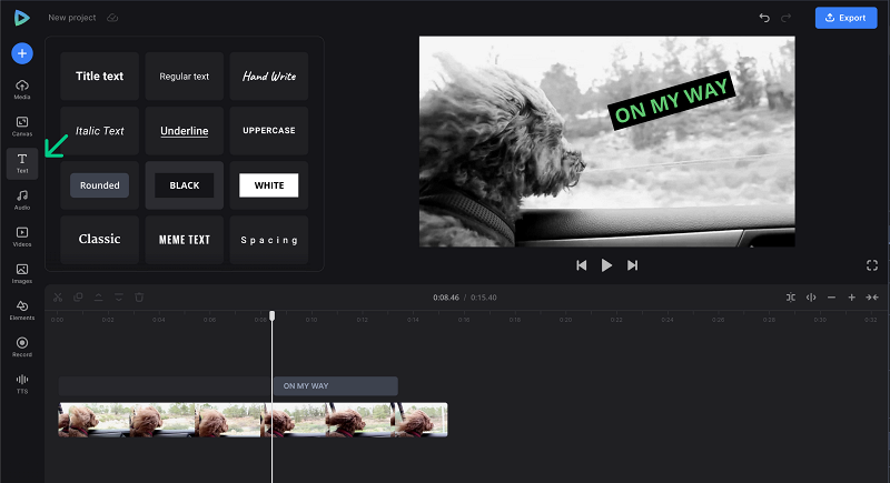 Add text to video after audio cleanup
