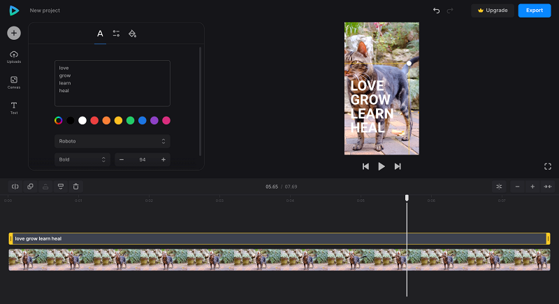 Add text to video wallpaper