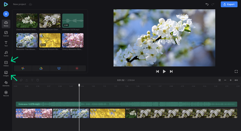 Add video to turn SoundCloud to MP4 Upload video to convert SoundCloud to MP4