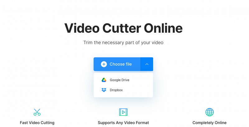 Add video to cut out part for YouTube Add video to download its part for YouTube