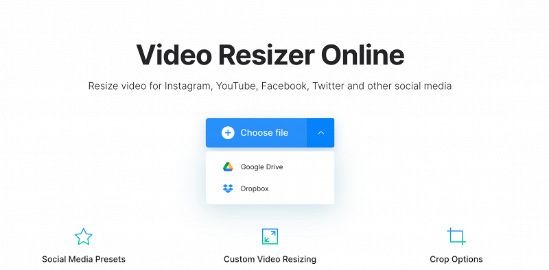 Upload a video you want to fit on Instagram