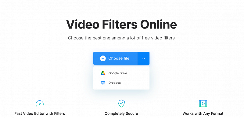 Upload a video to make it black and white
