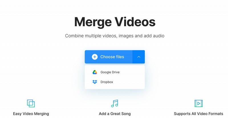 Open the videos you want to combine