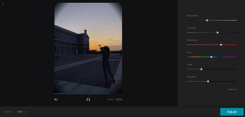Add vignetting to your video