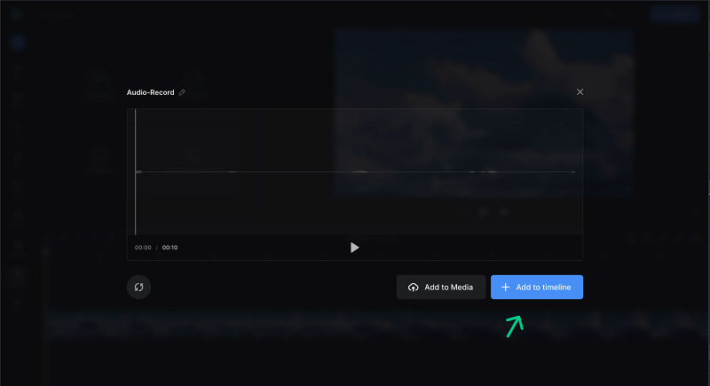 Add voice over to project