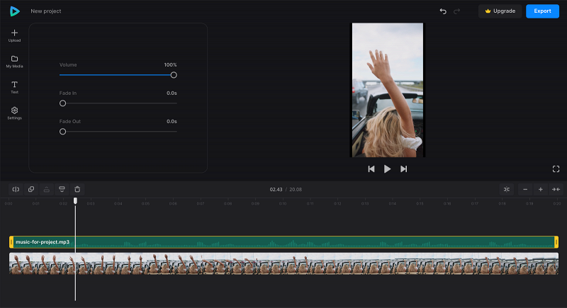 Add your own sound to TikTok video