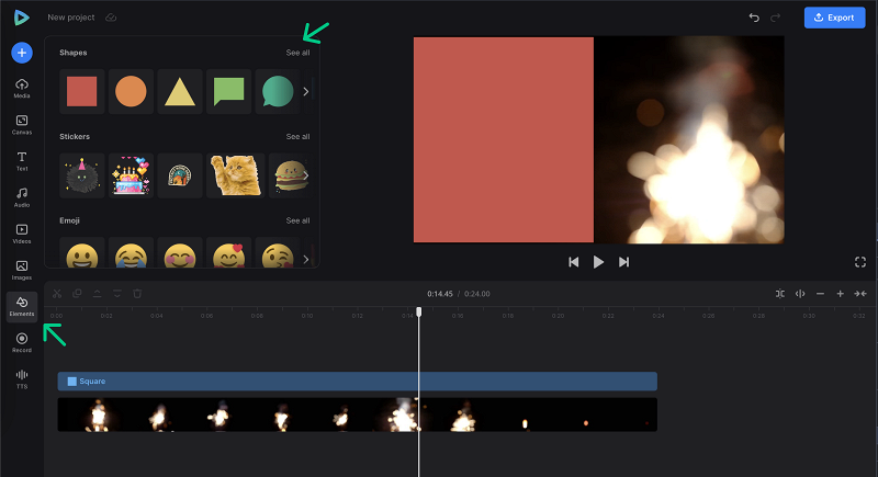 Adding shapes