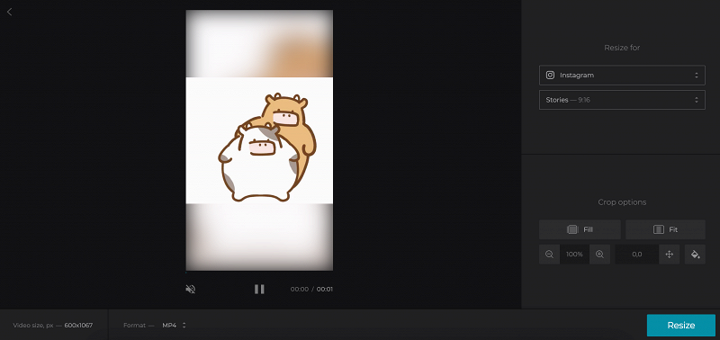 Adjust GIF for Instagram Story Adjust GIF to post on Instagram Story