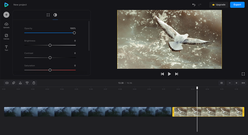 Adjust image in video edited on Windows