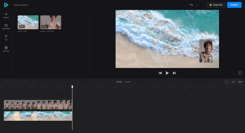 Adjust picture-in-picture video