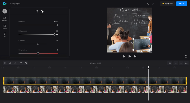 Adjust video to add to Google Slides