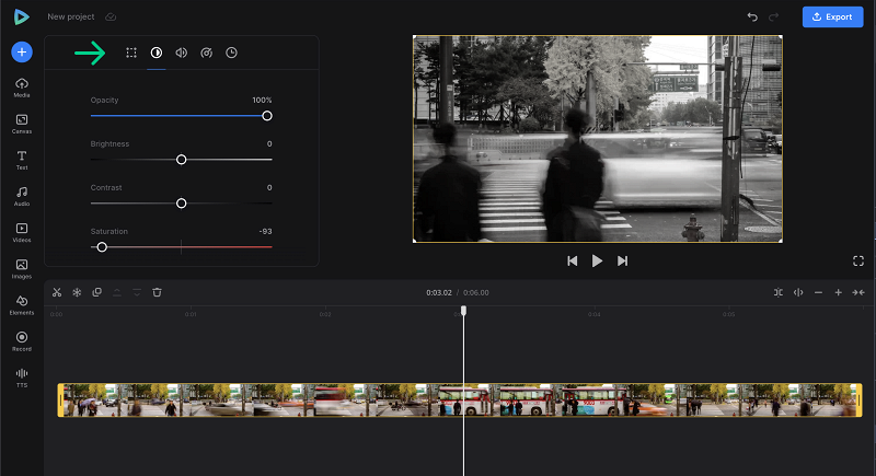 Adjust video with voice enhance