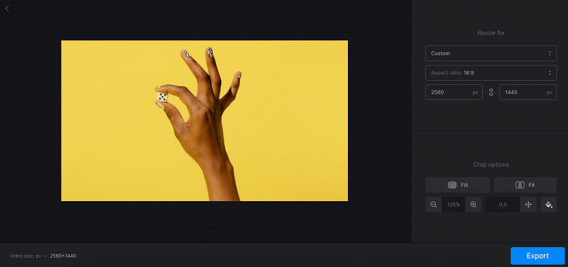Adjust YouTube banner size