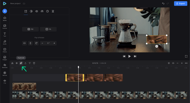 Annotate video with video