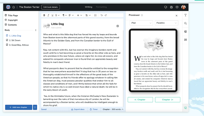 Atticus AI writing tool Atticus AI writing software