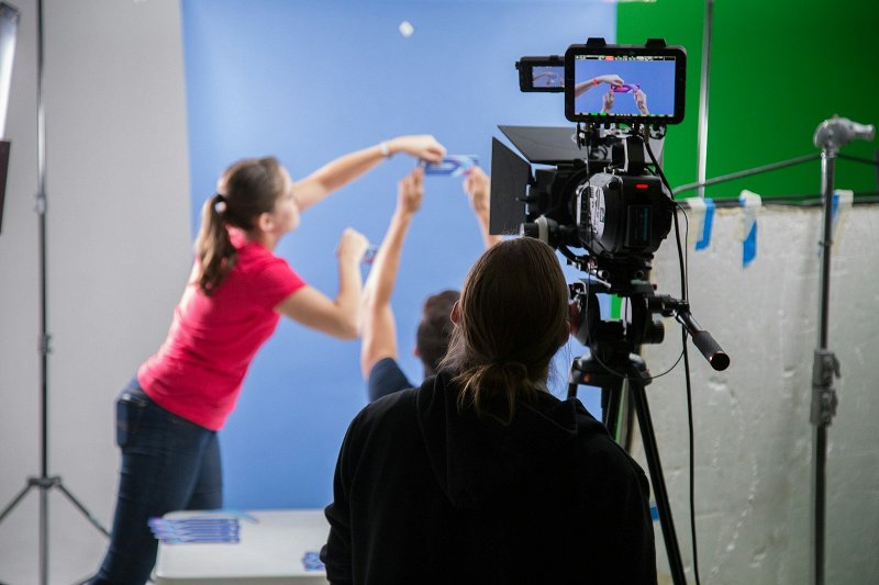 Behind-the-scenes photos
