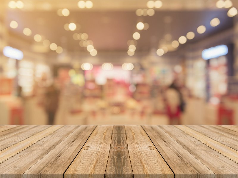 Bokeh effect background example